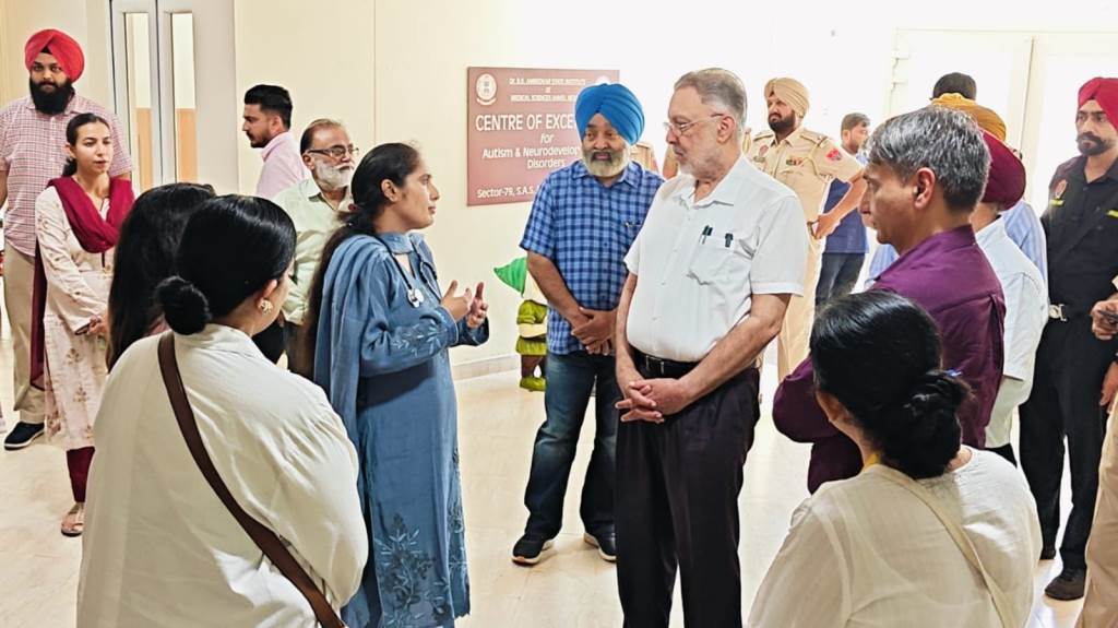Health Minister Dr Balbir Singh Visits Centre of Excellence for Autism and Neurodevelopmental Disorders Mohali